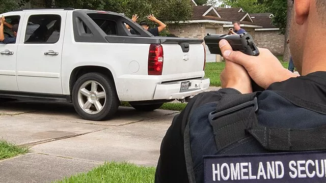 Representative image: HSI Agents arrest MS-13 Gang members wanted in connection with a murder in Houston Texas.
