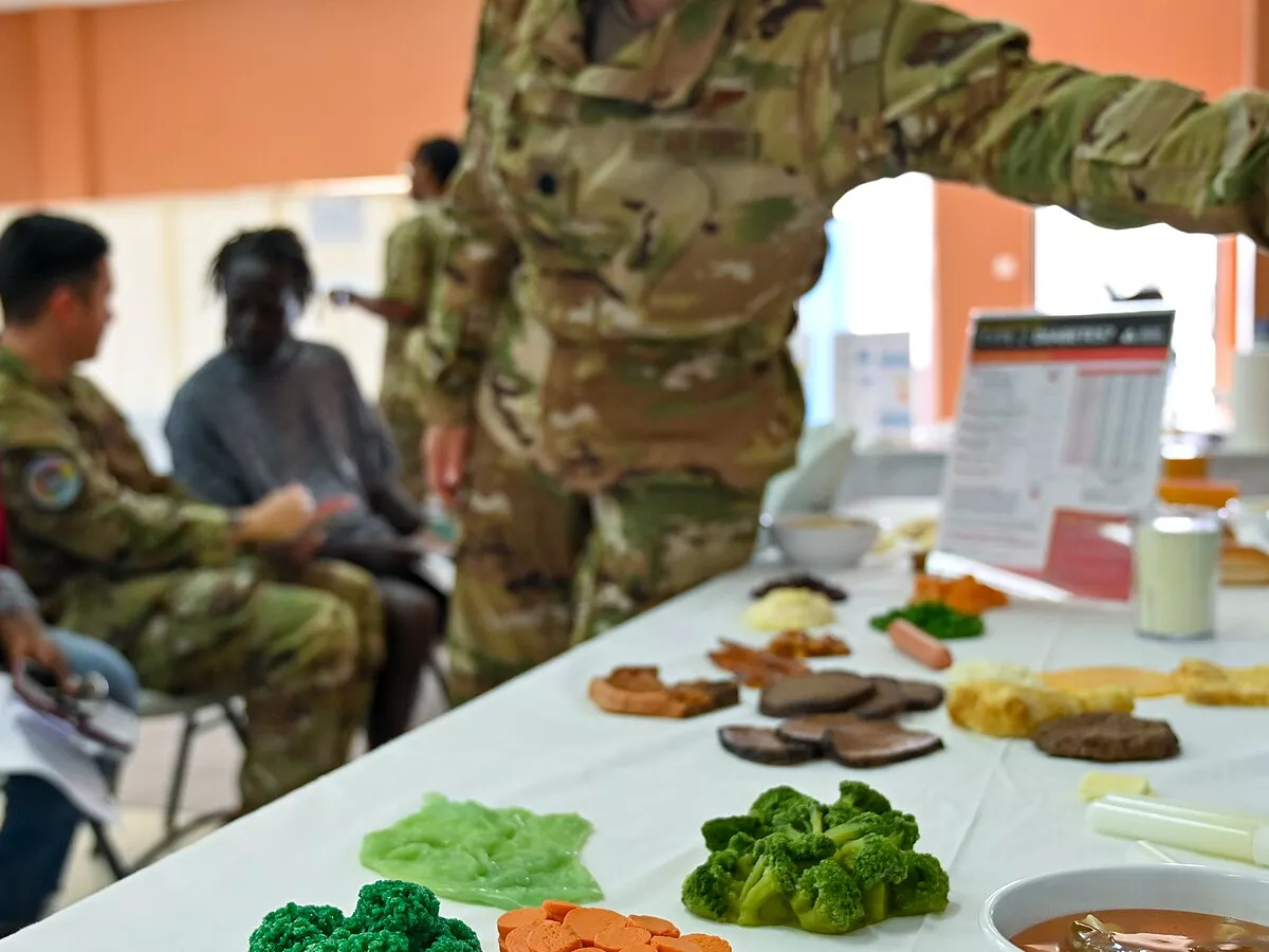 Representative image: U.S. Air Force Lt. Col. Jessica Castro, 349th Medical Squadron registered nurse and Diabetes educator, provides nutritional education and meal planning tips to Kittitian residents during a health fair at the Newtown Comm