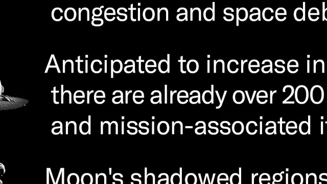 Representative image: Listing of essential considerations for the sustainable exploration and utilization of Earth's Moon. Because of limited useful Lunar orbits compared to Earth’s orbits, exploration could soon lead to satellite congestion