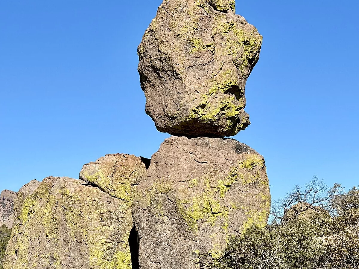 Representative image: Established in 1924, Chiricahua National Monument is located in the Chiricahua Mountains near Willcox, Arizona, and contains a significant number of hoodoos, balancing rocks, rock formations, and rich natural habitats. T