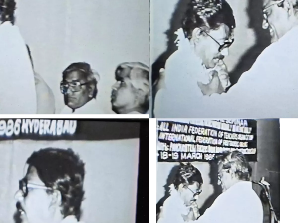 Representative image: While serving as General Secretary of the Panchayat Raj Teachers’ Union (PRTU), Samala Yadagiri was recognised for his leadership and appointed Chairperson of the IFFTU (international) meeting in 1986