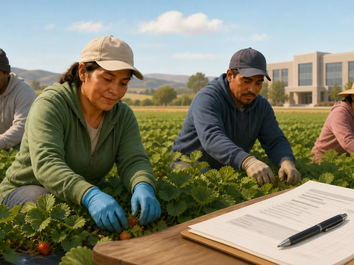 Illustration for California Judge Rejects Farmworker Wage Cuts