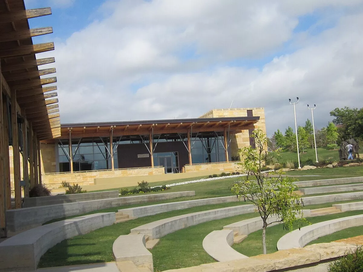Representative image: Outdoor ampitheater at the Chickasaw Cultural Center during the 2012 Trail of Tears Conference in Sulphur, Oklahoma near the Chickasaw National Recreation Area Keywords: trte; trail of tears national historic trail; nht;