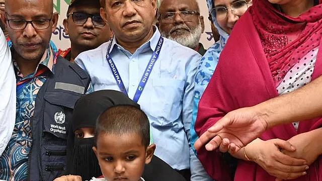 Representative image: Prime Minister Tarique Rahman observed the children's vaccination activities in Bagbari, Gabtali, Bogura, on Monday, April 20, 2026, on the occasion of the nationwide Measles-Masum Pervez Rubella Vaccination Campaign-202