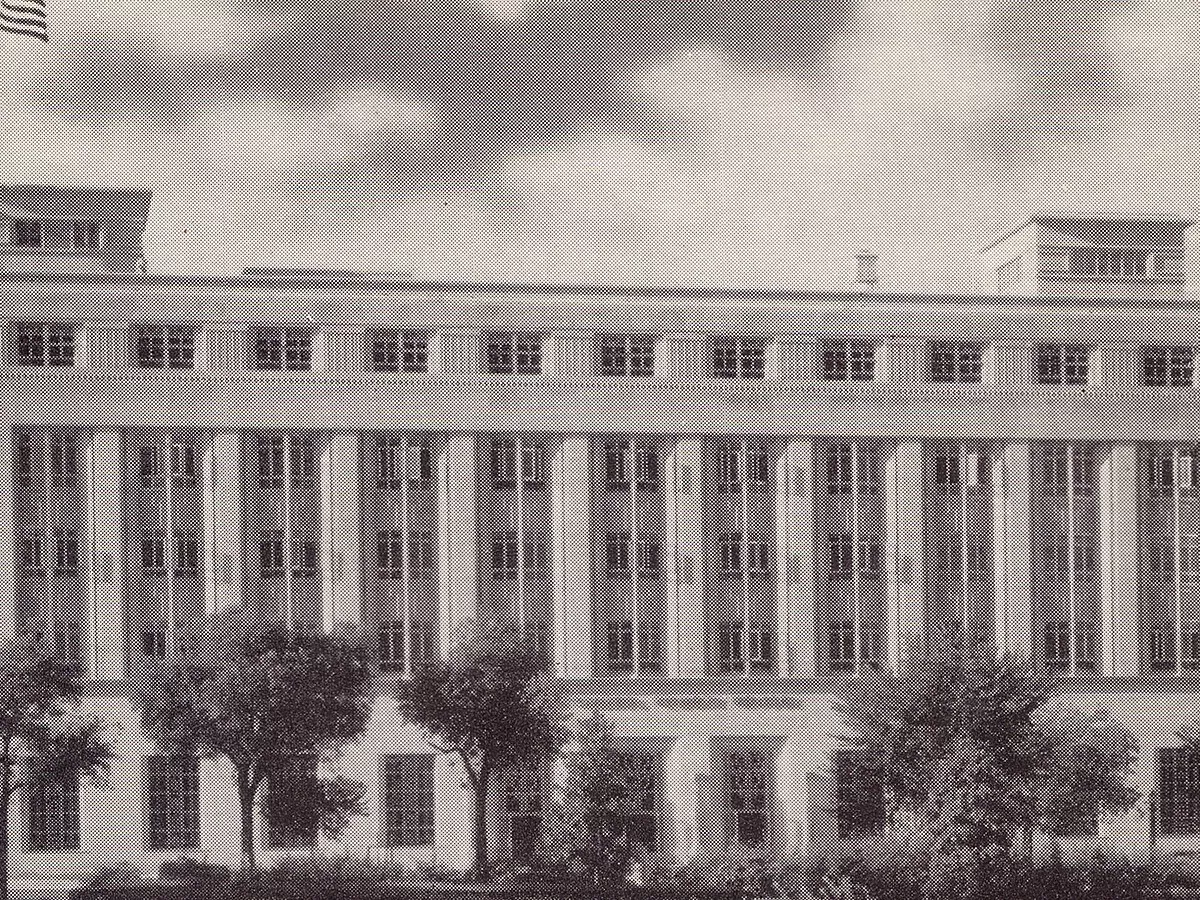 Representative image: Postcard: United States Courthouse, Fort Worth, Texas. The postcard features a photo of the front of the courthouse.
