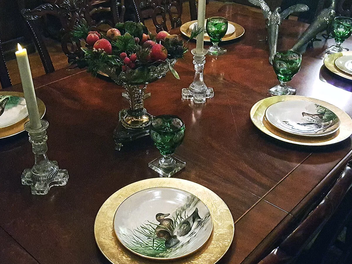 Representative image: Dining room table settings at the Hay-McKinney Mansion in Cleveland, Ohio. All of the decorative and fine arts items in the mansion are part of the collection of the Western Reserve Historical Society. Only a tiny number