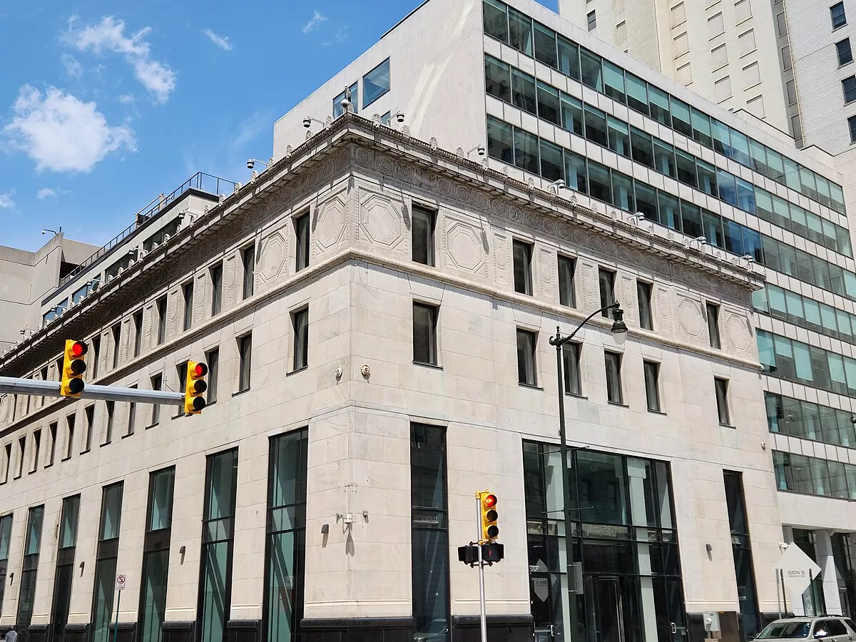 Representative image: Exterior of the Federal Reserve Building in Downtown Detroit, a commercial office building which once housed the Detroit branch of the Federal Reserve Bank of Chicago. In this image, the building is seen from across the