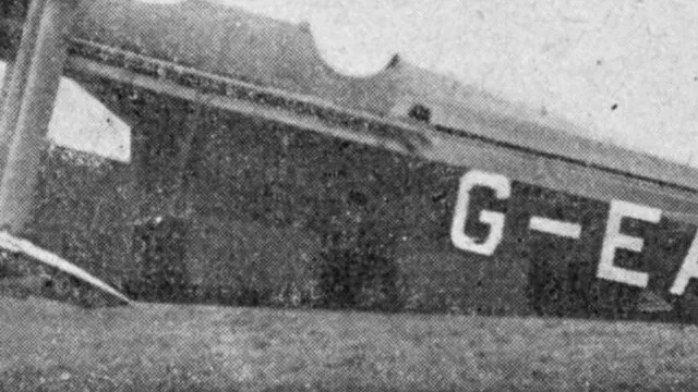 Representative image: de Havilland DH.18 prototype G-EARI with Aircraft Transport and Travel.