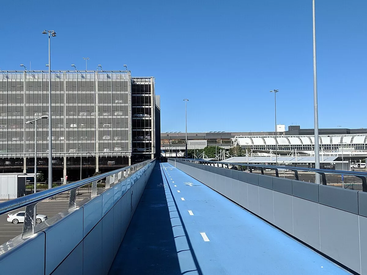 Representative image: Walkway to Sydney Airport Terminal 1