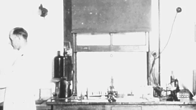 Representative image: Title Kinyoun's Laboratory Description Two males in a a small attic room in the Marine Hospital in the village of Stapleton on Staten Island, New York, the birthplace of NIH. In 1887, 27 year old Dr. Joseph Kinyoun set u